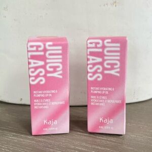 Kaja Juicy Glass Instant Hydrating & Plumping Lip Oil Shade 01 Bundle of 2